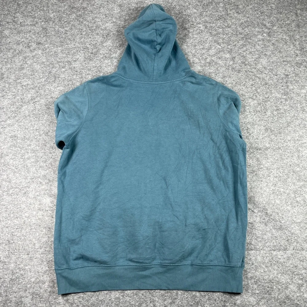 The North Face Hoodie Mens Large Blue Half Dome Pullover Fleece Sweatshirt